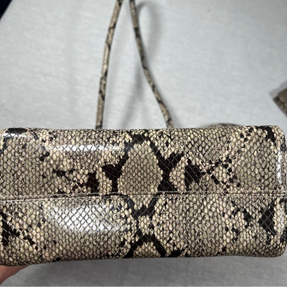 Nine West Snakeskin Print Purse with Matching Coin Purse - Picture 6 of 11